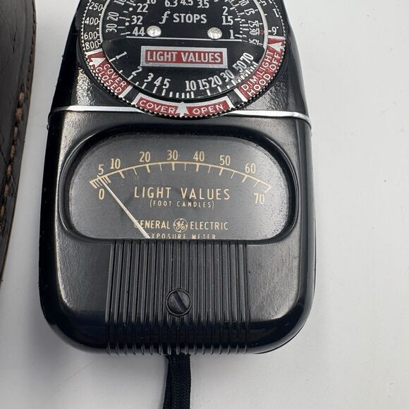 Vintage General Electric GE Exposure Meter Light Values With Case Model 8DW58Y1 - Picture 3 of 7
